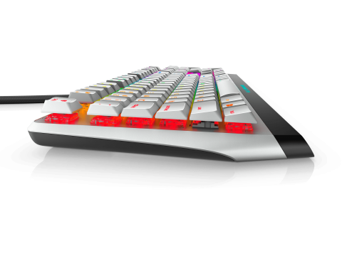 Alienware Low-profile RGB Mechanical Gaming Keyboard - AW510K (Lunar Light) US Int. (QWERTY)