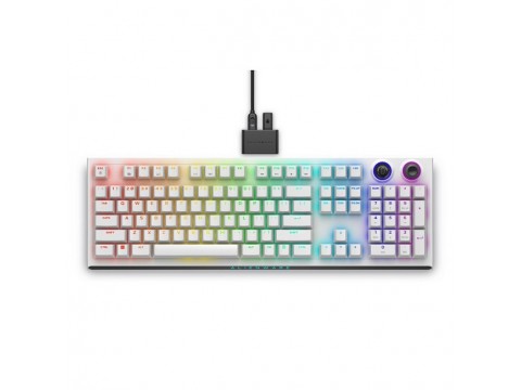 Alienware Tri-Mode Wireless Gaming Keyboard - AW920K - US (QWERTY) - Lunar Light