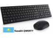 Dell Pro Wireless Keyboard and Mouse - KM5221W - Kazakh (QWERTY) - Black