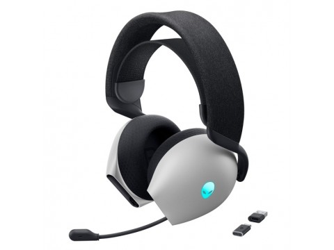 Alienware Tri-Mode Wireless Gaming Headset AW725H - Lunar Light