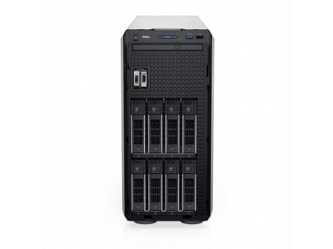 DELL PE T350 8x3.5''/ Xeon E-2314G/16GB UDIMM/1x480GB SSD SATA RI/H7555/2xPSU(600W)/2x1GBe/iDRAC9 Enterprise/3Yr PS