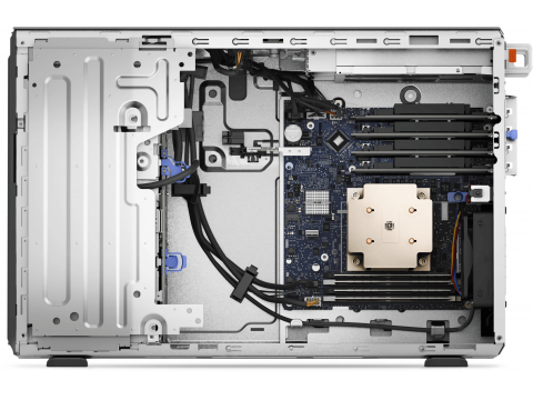 DELL PE T350 8x3.5''/ Xeon E-2314G/16GB UDIMM/1x480GB SSD SATA RI/H7555/2xPSU(600W)/2x1GBe/iDRAC9 Enterprise/3Yr PS