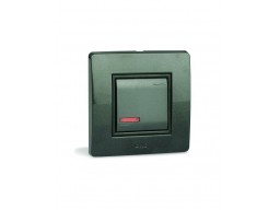 DKC 76001BL Выключатель с подсветкой,белый ,1модуль