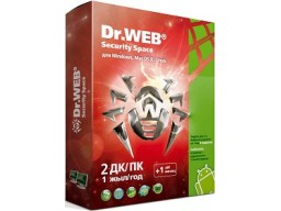 Программное обеспечение Dr.Web Security Space Лицензионный сертификат для 2 ПК на 1 год + 1 месяц в подарок (BHW-BK-13M-2-A3)