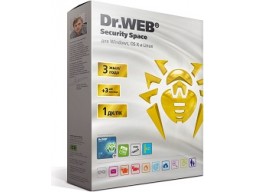 Программное обеспечение Dr.Web Security Space  GOLD Лицензионный сертификат для 1 ПК на 3 года+ 3 месяца в подарок (BHW-BK-39M-1-A3)