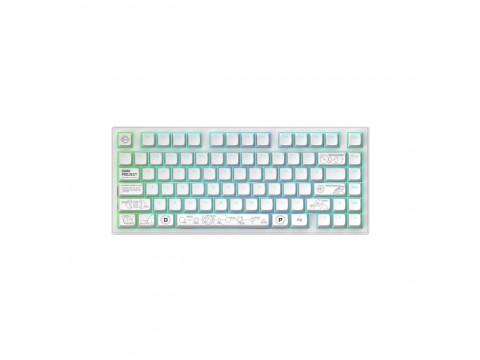 Клавиатура Dark Project ALU81A Terra Nova White