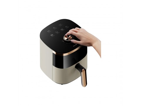 Аэрофритюрница Deerma Air Fryer DEM-KZ30W Черный/Золотой