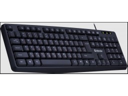 Клавиатура проводная Defender Concept HB-164 RU черный
