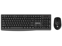 Комплект беспроводной клавиатура+мышь Defender Seoul C-972 RU,черный