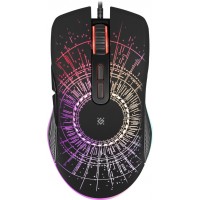 Мышь игровая Defender Sirius GM-660L RGB 7 кнопок 3200dpi черный