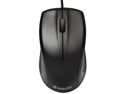 Мышь проводная Defender Optimum MB-150 PS/2 черный