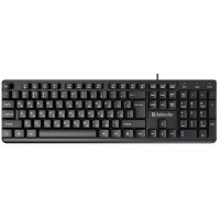 Клавиатура проводная Defender Elemental HB-239 RU черный