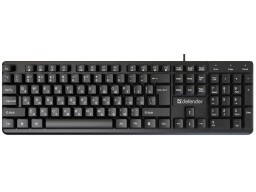 Клавиатура проводная Defender Elemental HB-239 RU черный