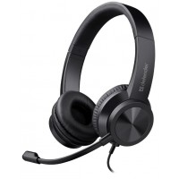 Наушники-гарнитура проводные Defender Tune 150 черный