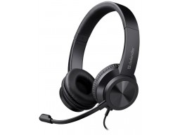 Наушники-гарнитура проводные Defender Tune 150 черный