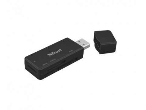 Картридер Trust NANGA 23417 USB 3.1 черный