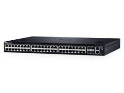 Коммутатор Dell Networking S3124, L3, 24x 1GbE, 2xCombo, 2x 10GbE SFP+ fixed ports, Stacking, IO to PSU airflow, 1x AC PSU (210-AIMQ_1)