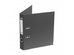 Папка-регистратор Deluxe с арочным механизмом, Office 2-GY27, А4, 50 мм, серый
