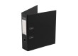 Папка-регистратор Deluxe с арочным механизмом, Office 3-BK19 (3" BLACK), А4, 70 мм, чёрный