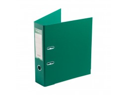 Папка-регистратор Deluxe с арочным механизмом, Office 3-GN36 (3" GREEN), А4, 70 мм, зелёный