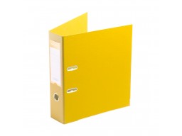 Папка-регистратор Deluxe с арочным механизмом, Office 3-YW5 (3" YELLOW), А4, 70 мм, желтый