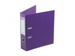 Папка-регистратор Deluxe с арочным механизмом, Office 3-PE1 (3" PURPLE), А4, 70 мм, фиолетовый