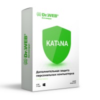 Антивирус Dr.Web Katana 36М 5 ПК новая лицензия