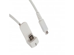 Противокражный кабель Eagle A6150BW (Reverse Micro USB - Micro USB)