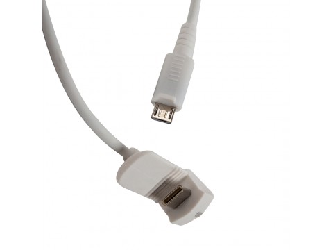 Противокражный кабель Eagle A6150CW (Type-C - Micro USB)