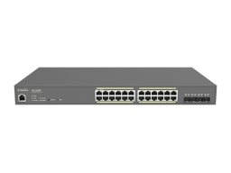 Cloud Managed Switch 24-port GbE PoE.at 410W 4x10Gb SFP+ L2 19i