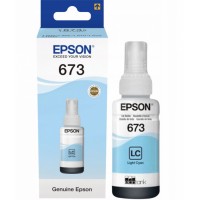 Контейнер с чернилами Epson C13T67354A L800 Light Cyan ink bottle 70ml/ЖЕЛТАЯ НАКЛЕЙКА