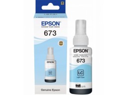 Контейнер с чернилами Epson C13T67354A L800 Light Cyan ink bottle 70ml/ЖЕЛТАЯ НАКЛЕЙКА