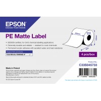 PE Matte Label - Continuous Roll: 203mm x 55m