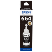 Контейнер с чернилами Epson C13T66414A L100/L200 Black ink bottle 70ml/ЖЕЛТАЯ НАКЛЕЙКА