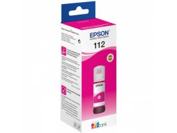 Контейнер с пурпурными чернилами Epson C13T06C34A, 112, совместимость L11160/L15150/L15160/L6550/L6570/ЖЕЛТАЯ НАКЛЕЙКА