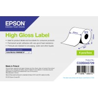 High Gloss Label - Continuous Roll: 203mm x 58m