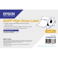 BOPP High Gloss Label - Continuous Roll: 203mm x 68m