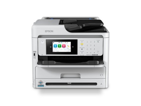 МФУ струйное ЧБ Epson WorkForce Pro WF-M5899DWF C11CK76402, А4, до 34стр/мин, ADF, ScanDuplex, LAN, WIFI
