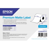 Premium Matte Label - Continuous Roll: 102mm x 60m