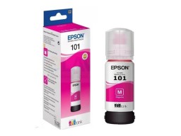 Контейнер с пурпурными чернилами Epson C13T03V34A 70ml, пурпурный/ЖЕЛТАЯ НАКЛЕЙКА