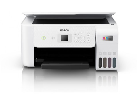 МФУ струйное цветное Epson L3266 C11CJ66411, до 33 стр/мин, А4, печать фотографий, WIFI, no ADF (белый)