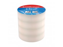 Пакет клейких лент ErichKrause® Clear, 12ммх33м (4 ленты)