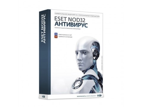 Антивирус Eset NOD32 BOX Антивирус на 1 год на 1ПК