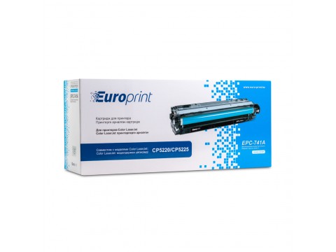 Картридж Europrint EPC-CE741A / Cyan / 14,000 pages
