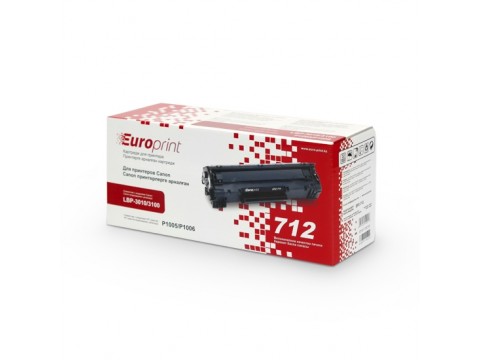 Картридж Europrint EPC-712 / Page Yield: 1500 pages / Black