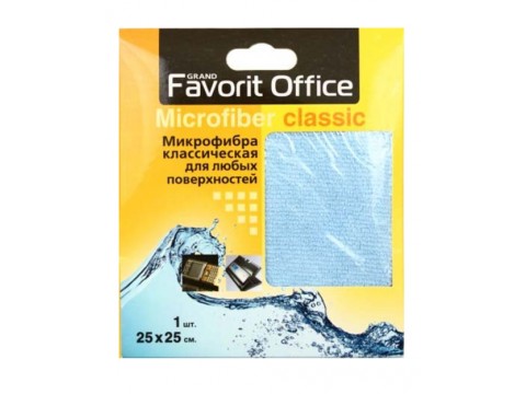 F920020 "FAVORIT OFFICE" Микрофибра Классическая 25х25 - для эффективного ухода за любыми поверхност