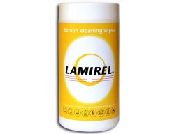 Чистящие салфетки Lamirel для экранов всех типов в тубе, 100 шт.