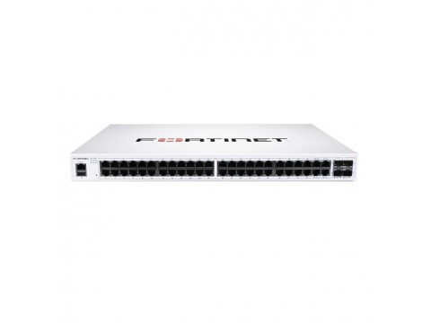 FortiSwitch-148F-FPOE is a performance/price competitive L2+ management switch with 48x GE port + 4x SFP+ port + 1x RJ45 console. Port 1- 48 are POE p