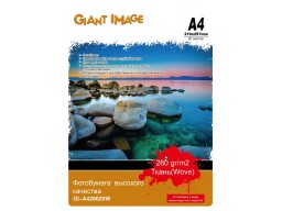 Фотобумага А4 GIANT IMAGE GI-A426020W 20 Л. 260 Г/М2 ткань