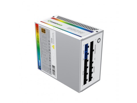 Блок питания Gamemax RGB 850W Rainbow White (Gold)